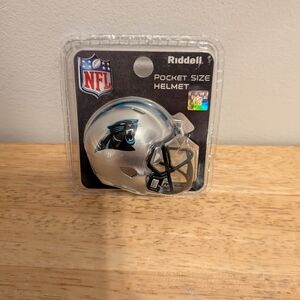NFL Carolina Panthers Silver Pocket-Size Helmet